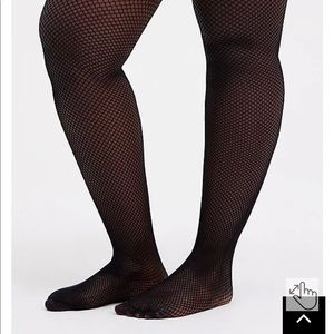 TORRID BLACK FISHNET TIGHTS